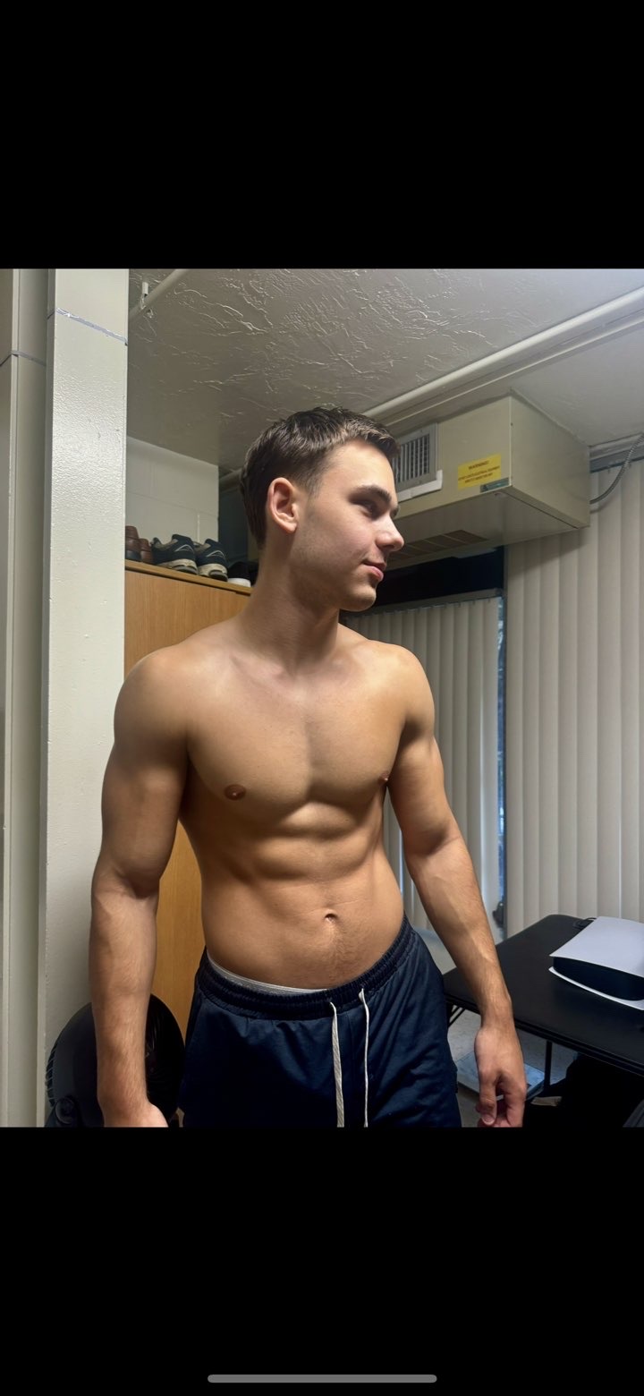 Jake indoors
